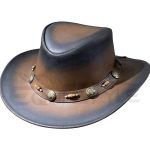 Men’s Western Hats With Buffalo Conchos and Bones