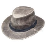 Australian Leather Hat With Straps Hatband