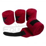 Polo Wraps For Horses in Dark Red Color