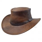 Goodly Crushable Hat Brown With Hatband Unisex Design