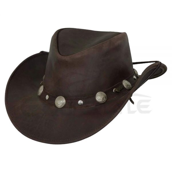 Women's Cowboy Hats With Silver Buffalo Conchos