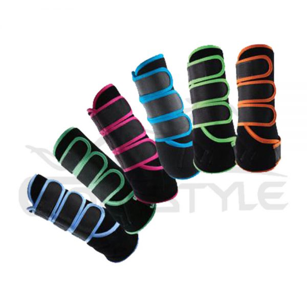 Multi Color Horse Sports Boots 4 Pack