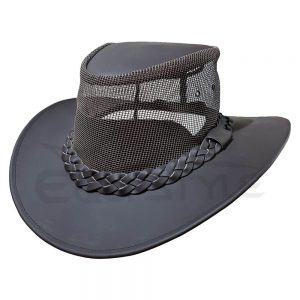 Waterproof Summer Breeze Leather Hats For Mens