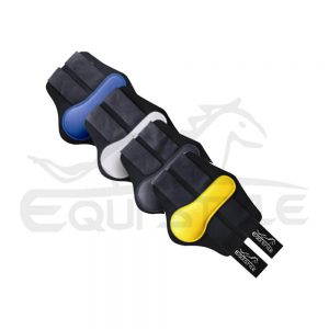 Equistl Brushing Boots Set of 4 Blue Black Yellow White