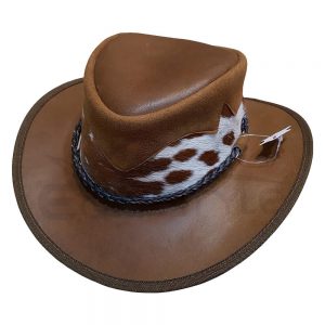Western Cowboy Hat Cowhide Leather XL