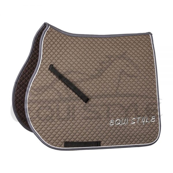 Jumping Saddle Pads Double Curve Light Brown