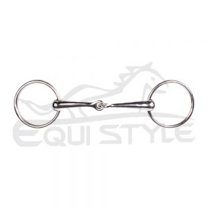 Western O Ring Snaffle Bit Silver Color
