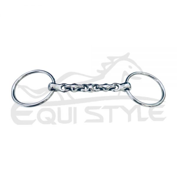 Waterford Bit For Horses, Double joint, 2 Extra Links, Stainless Steel