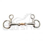 Hanging Cheek Snaffle Copper Jointed