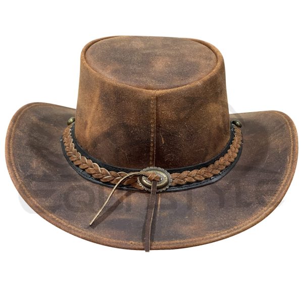 Genuine Leather Western Hat