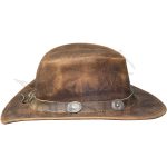 Western Hats Cowboy Style with Brass Conchos XL Size