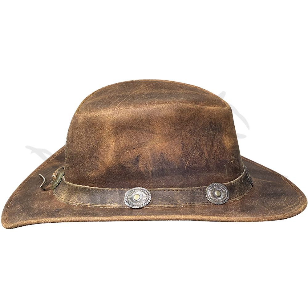 Western Hats Cowboy Style with Brass Conchos - Image 5