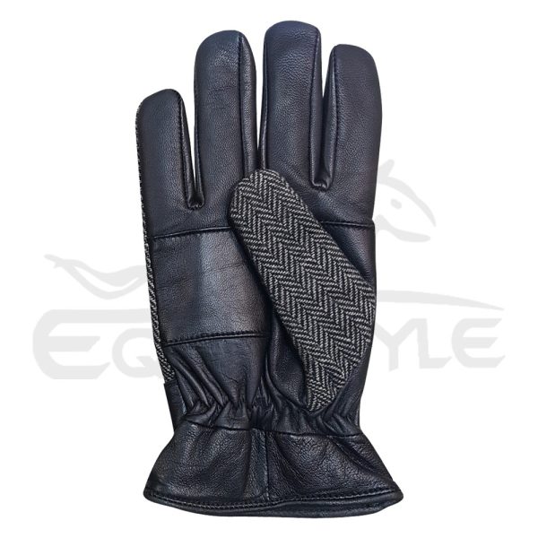 winter tweed gloves