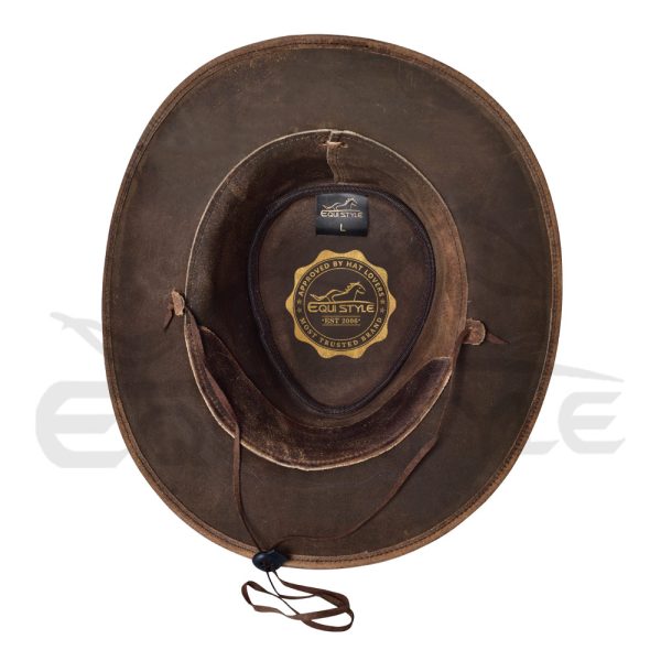 Inner Side Leather Cowboy Western Hat Conchos Leather Band