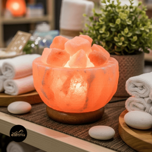 Himalayan Fire Bowl Salt Lamps for Gift Stores