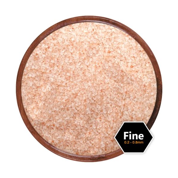 Fine Grain Himalayan Salt Rose Pink Crystal 0.2mm to 0.8mm