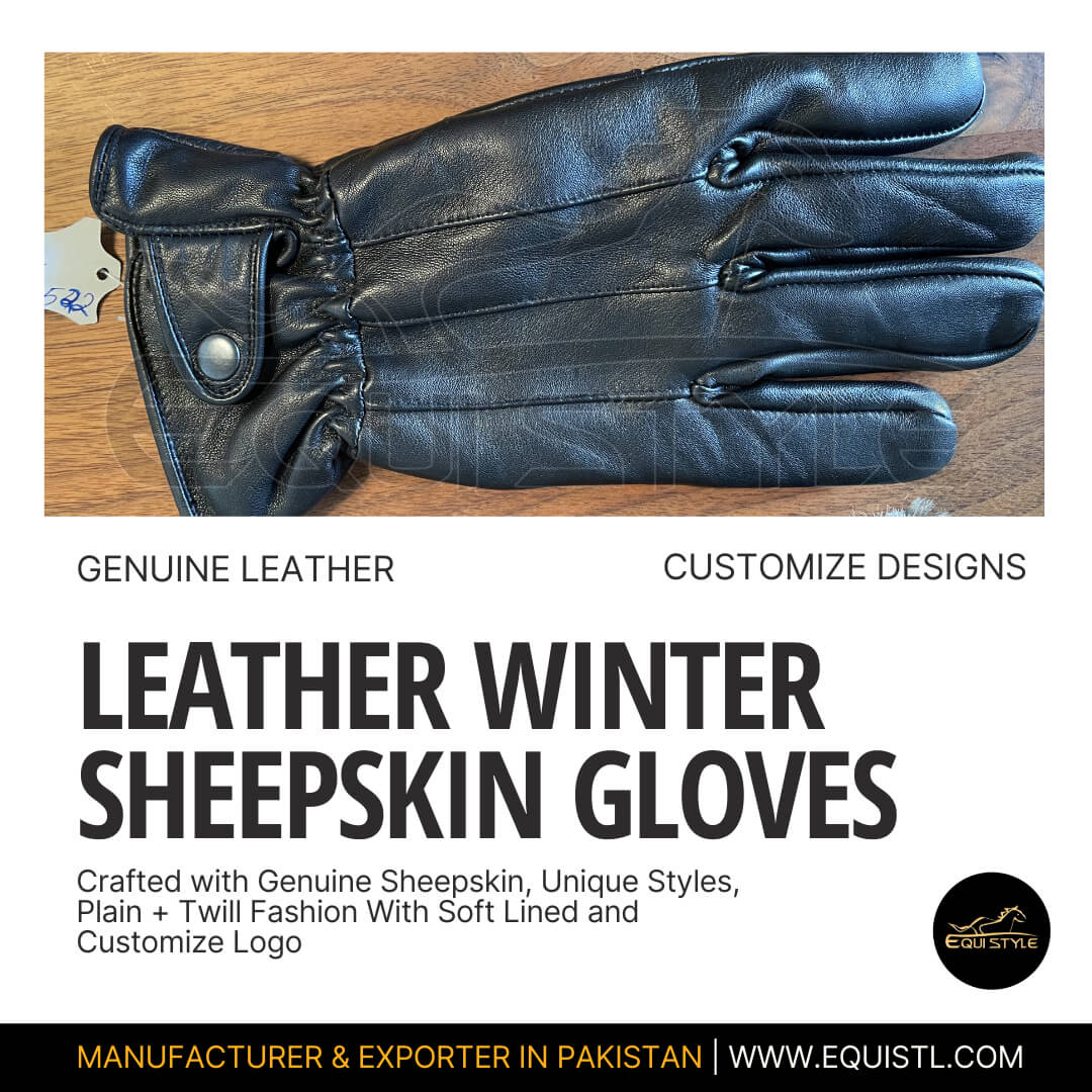 Winter leather gloves For Men and Women