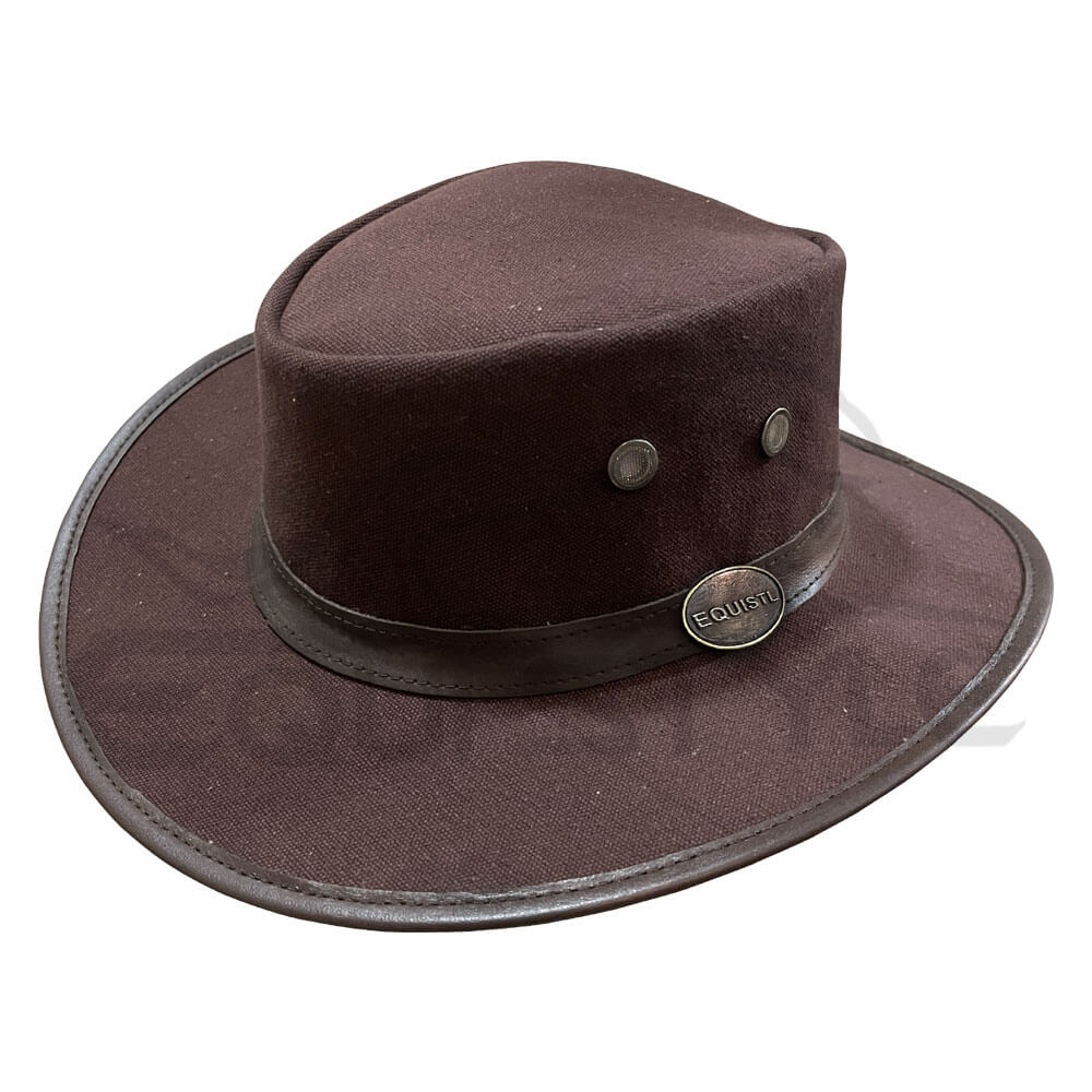 Mens Safari Hats Small Brim Crushable Leather