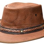Western Hats For Women High Quality Leather Golden Brown