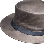 Mens Safari Hats Small Brim Crushable Leather