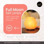 Full Moon Salt Lamps 100% Natural Crystal Rock