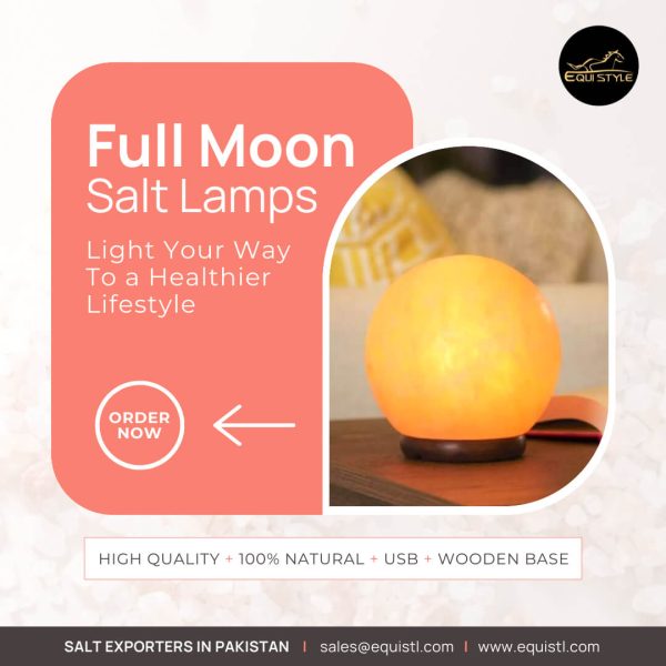 Moon Light Lamp, Wooden Base, Usb Salt Lamps
