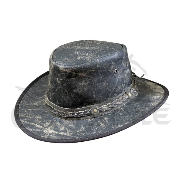 Men's Australian Hats Olive Green Crushable Braided Hatband