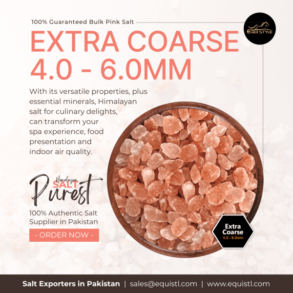 Extra coarse-grain pink salt 4.0–6.0 mm
