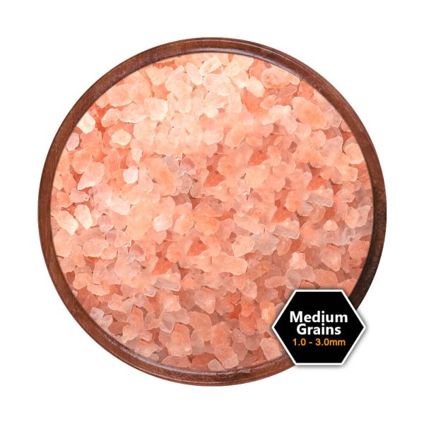 Medium Grain Himalayan Salt 1.0mm to 2.0 mm