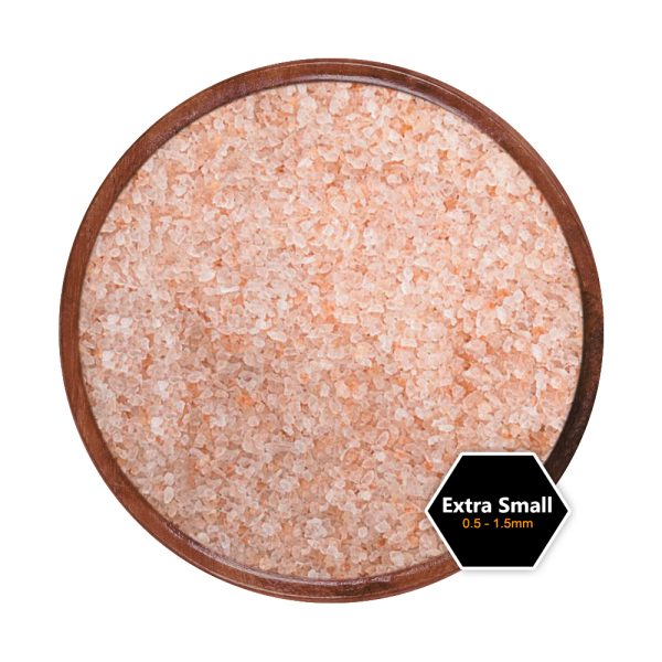 Pink Salt, Extra Small Grain 0.5mm to 1.5mm