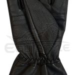 Winter Luxury Leather Gloves Black Dotted Texture
