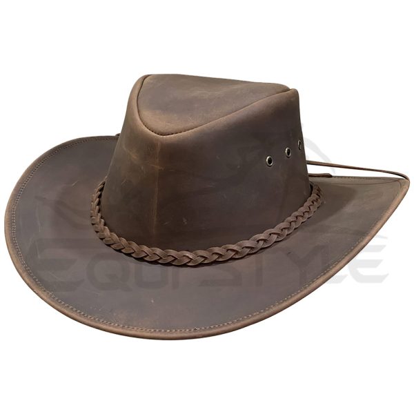Authentic Cowboy Hat Brown Vintage Style