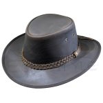 Brown Vintage Western Hat Wide Brim For Men Women