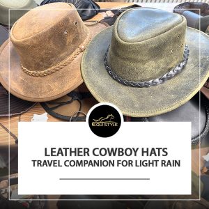 Read more about the article Can Leather Cowboy Hats Handle Rain? A Guide To Water Resistance