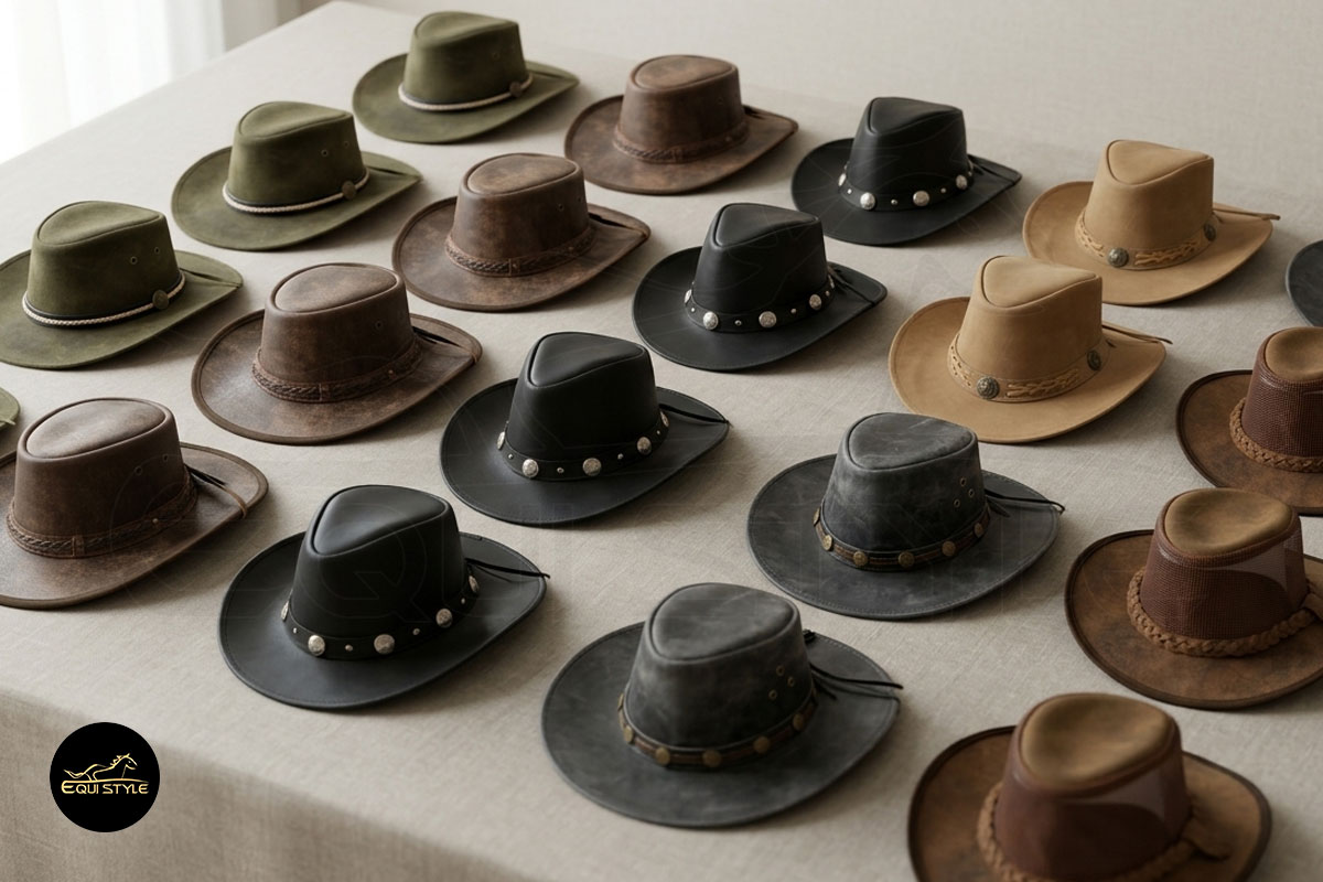 Leather cowboy hats collection wholesale western hats styles