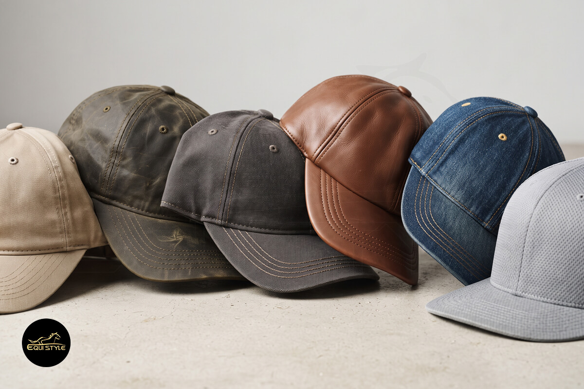 Wholesale baseball caps in cotton leather denim canvas and performance fabrics