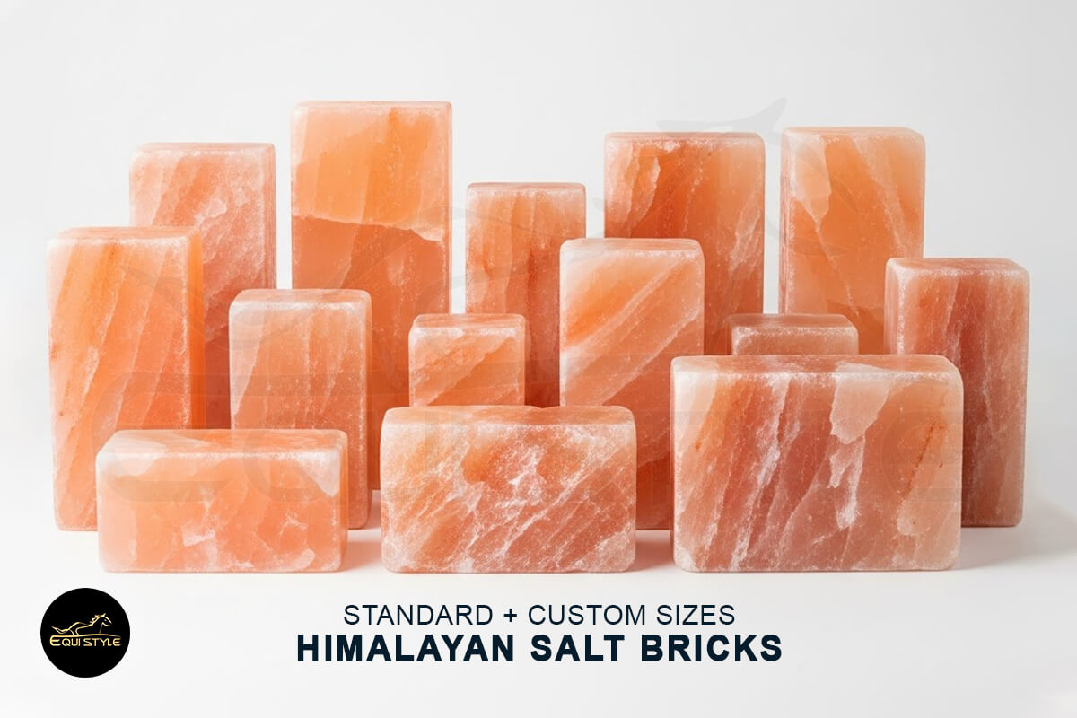 Himalayan salt brick and tile sizes, dimensions and thickness options